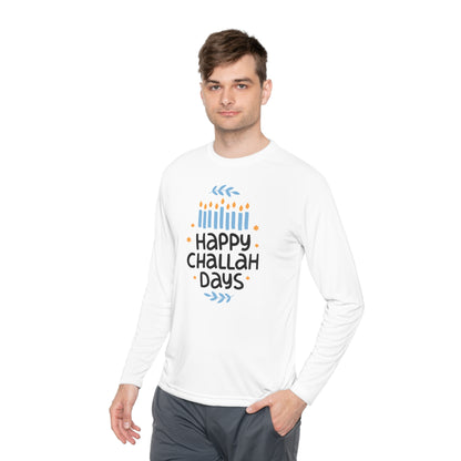 Happy Challah Days Adult Long Sleeve Tee