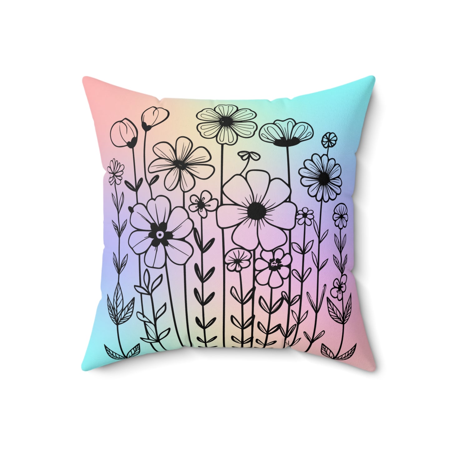 Spring Bloom Throw Pillow
