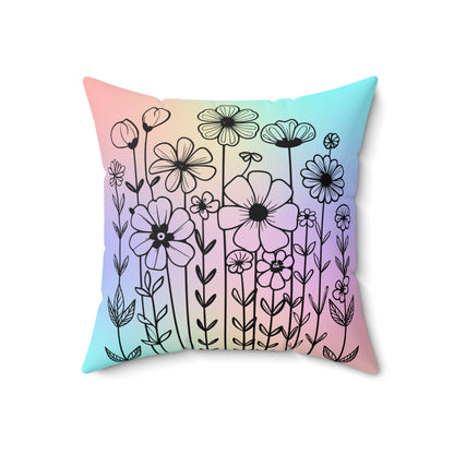 Spring Bloom Throw Pillow