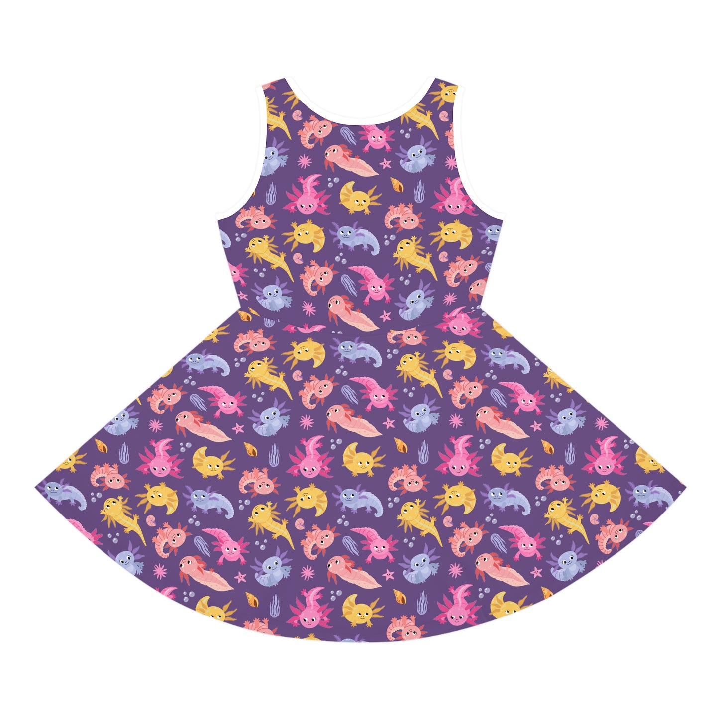 Axolotl Adventures Girls' Sleeveless Sundress