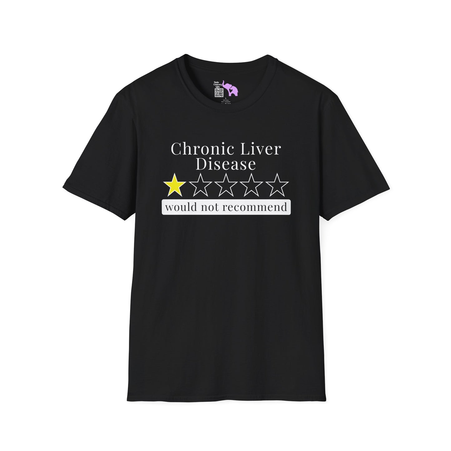 Chronic Liver Disease 1 Star Would Not Recommend Adult T-shirt