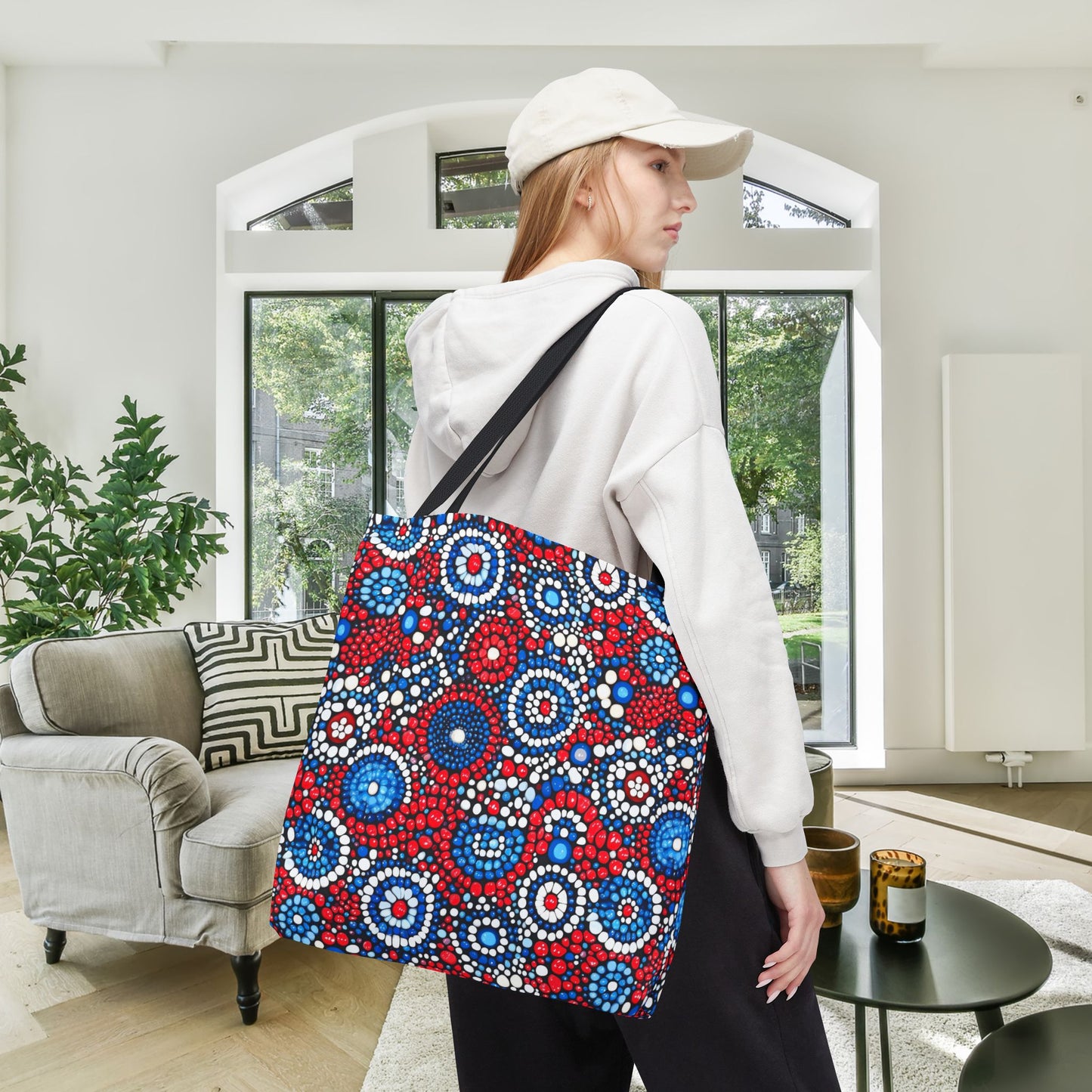 Patriot Pulse Canvas Tote Bag