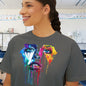 Colorful Face Women's Boxy Tee