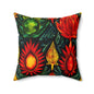 Joyful Burst Throw Pillow