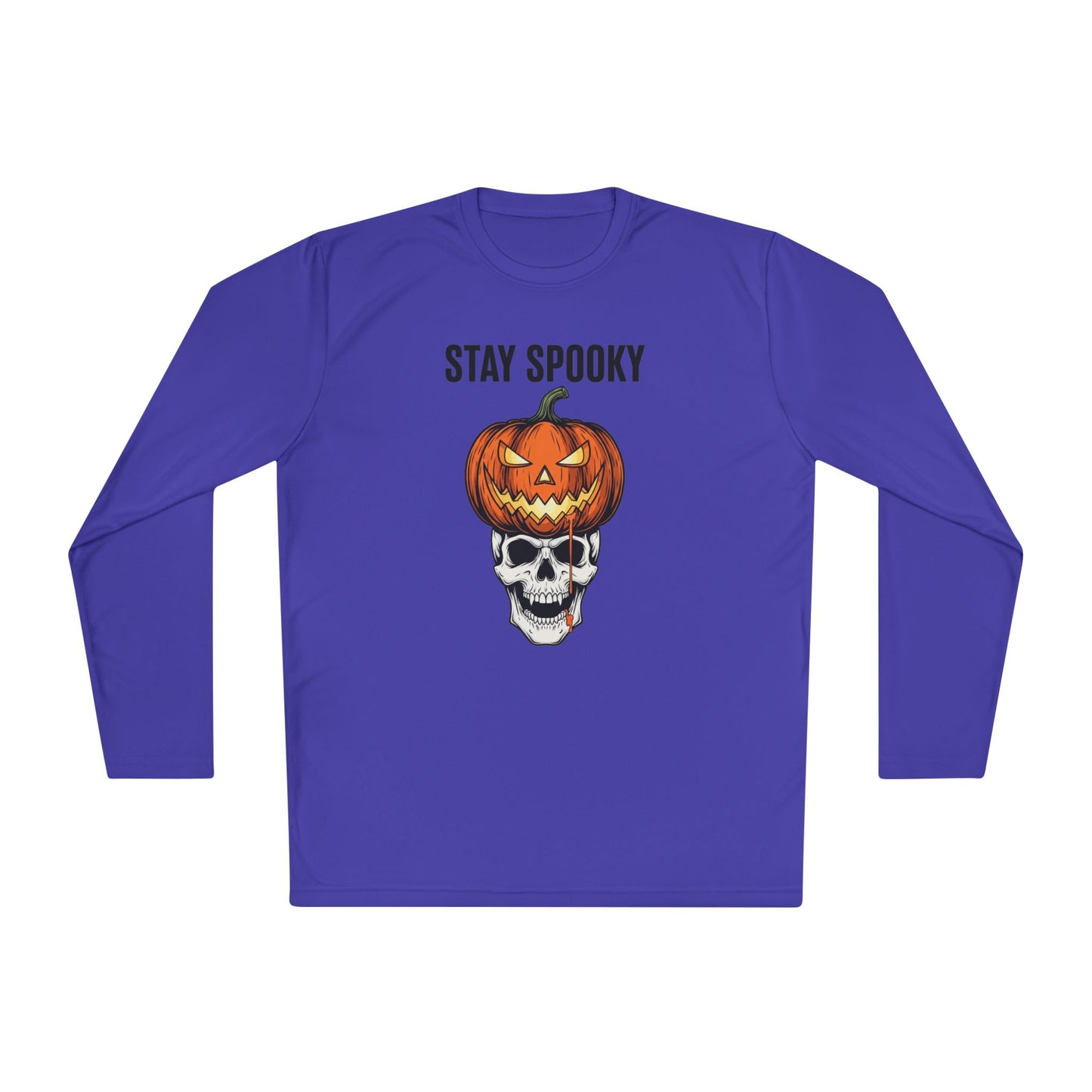 Stay Spooky (Pumpkin/Skull) Adult Long Sleeve Tee