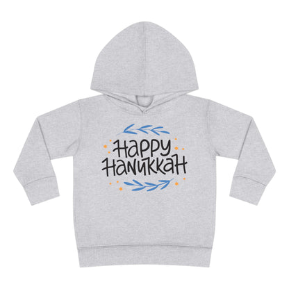 Happy Hanukkah 2 Toddler Pullover Fleece Hoodie