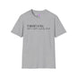 It Wasn't A Fall, Just A Random Gravity Check Adult T-shirt