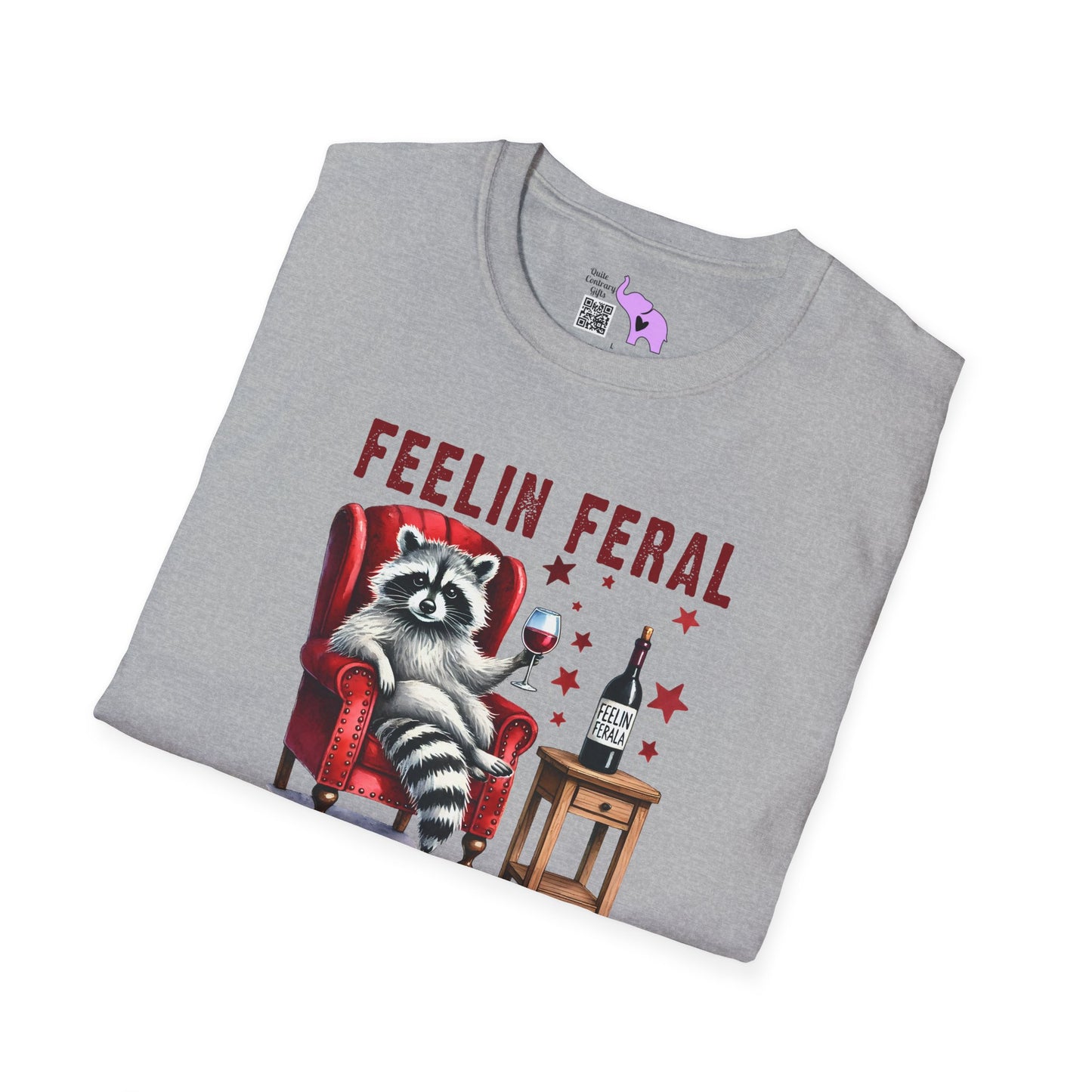 Feelin Feral (Wine) T-shirt