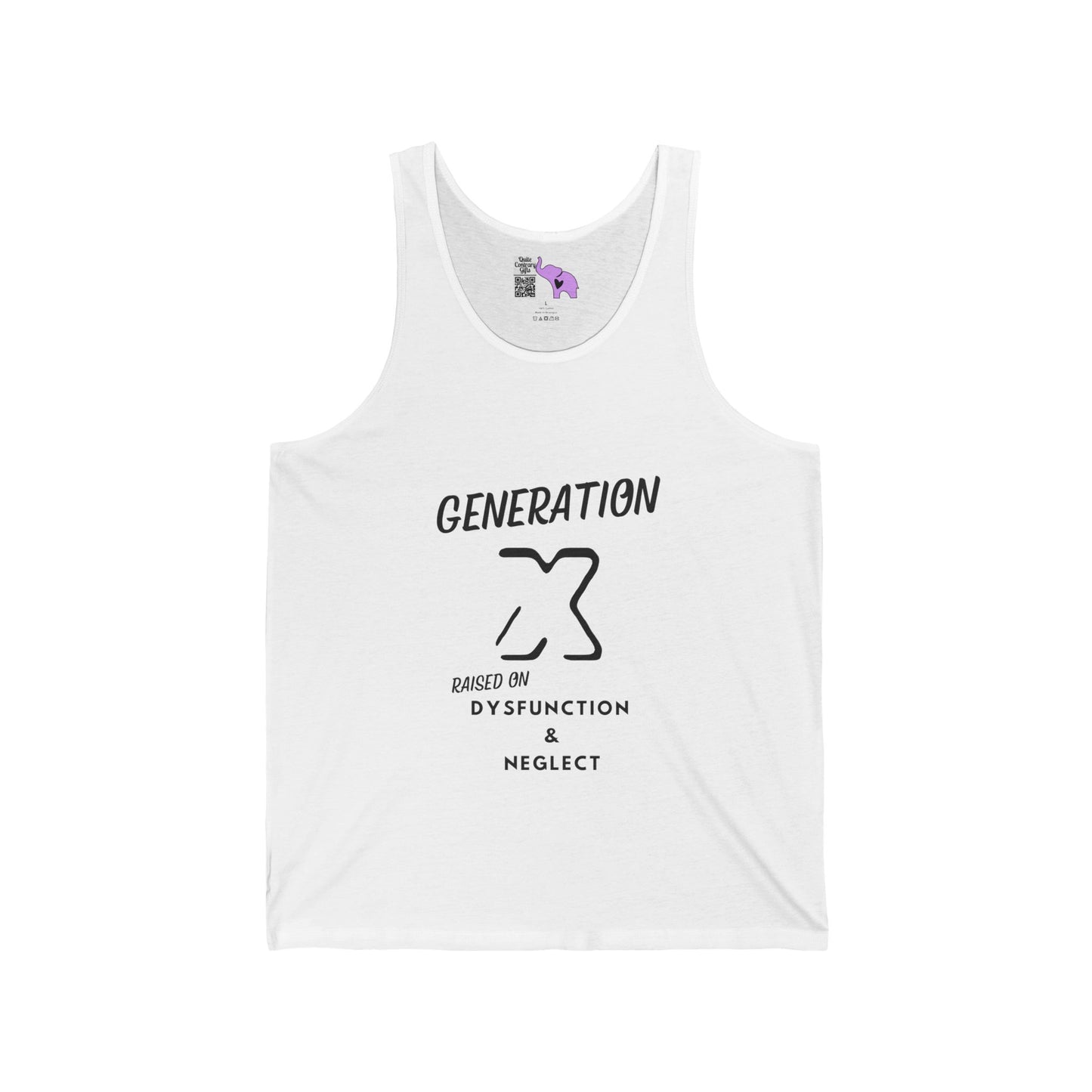 GenX Dysfunction and Neglect Adult Unisex Tank
