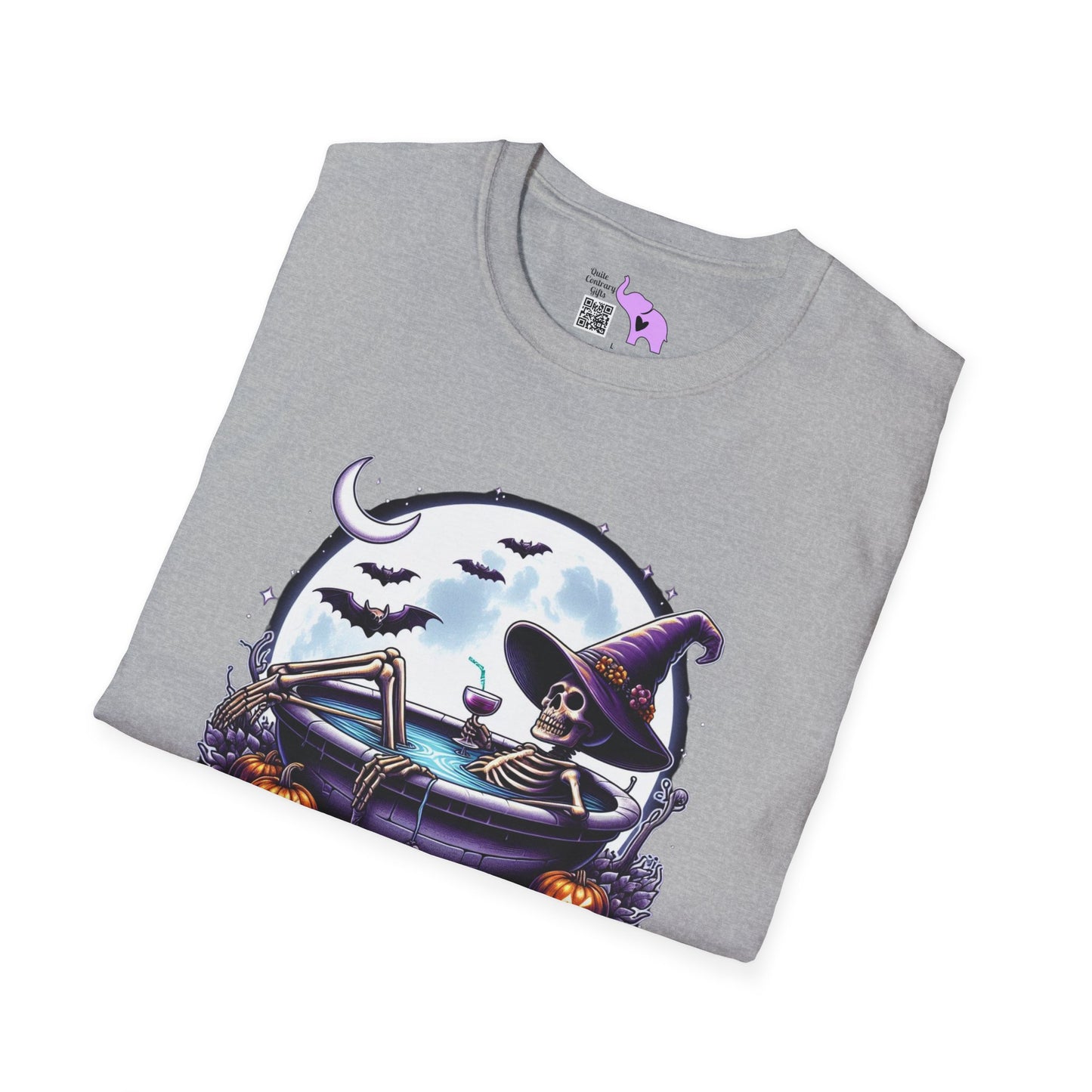 Just Waiting for Halloween Adult T-shirt