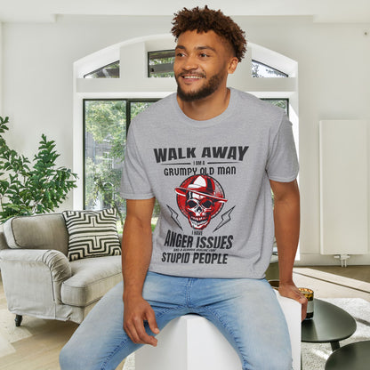 Walk Away I Am A Grumpy Old Man... Adult T-shirt