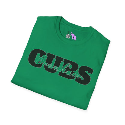 Brenham Cubs Double Text Adult T-shirt