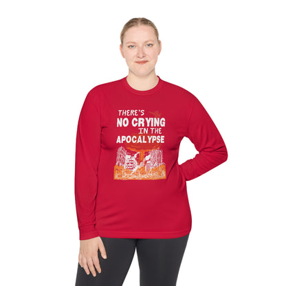 There's No Crying In The Apocolypse Unisex Lightweight Long Sleeve Tee