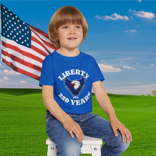 Liberty for 250 Years (Eagle) Heavy Cotton™ Toddler T-shirt
