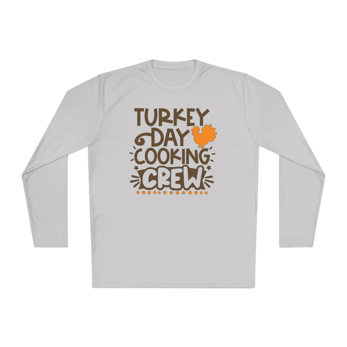 Turkey Day Cooking Crew Adult Long Sleeve Tee