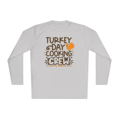 Turkey Day Cooking Crew Adult Long Sleeve Tee