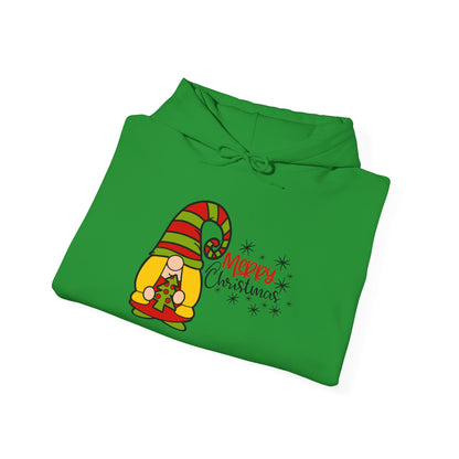 Merry Christmas Girl Gnome Adult Heavy Blend™ Hoodie