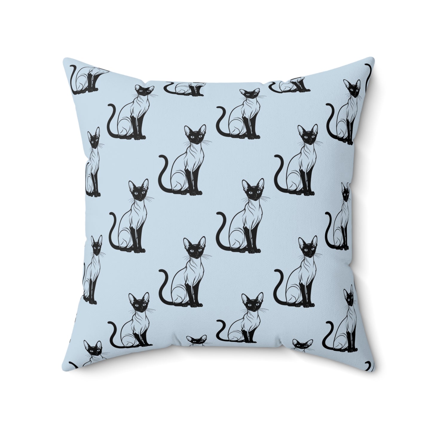 Siamese Charm – Ocean Breeze Throw Pillow