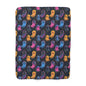 Neon Haunters Sherpa Fleece Blanket