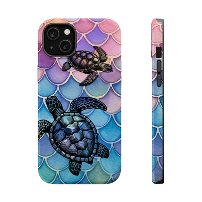 Sea Turtle Silhouette MagSafe® Compatible Tough Case for iPhone