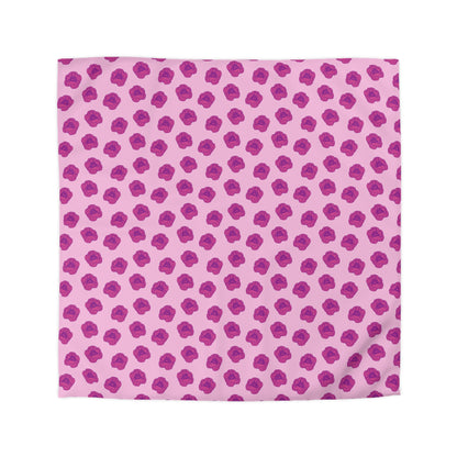 Rosy Dream Peonies Microfiber Duvet Cover