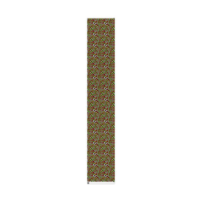 Warped Yellow/Green Checkered Wrapping Paper