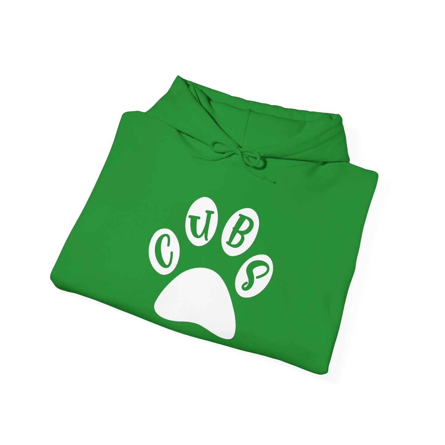 Cubs Paw Print-Brenham Adult Heavy Blend™ Hooded Sweatshirt