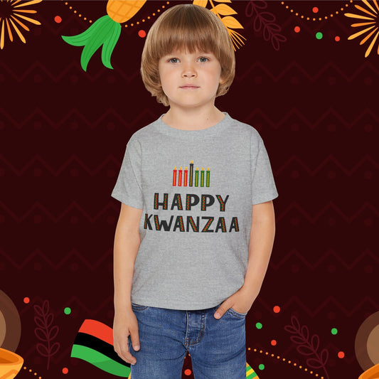 Happy Kwanzaa (Kinara) Toddler T-shirt