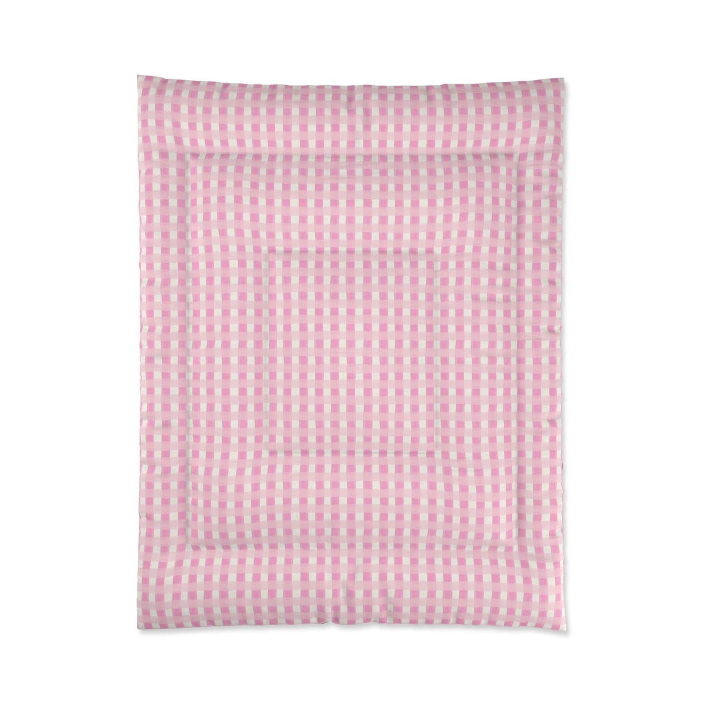 Dreamy Rose Gingham Comforter