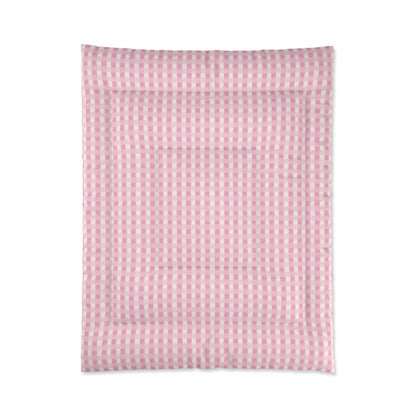 Dreamy Rose Gingham Comforter
