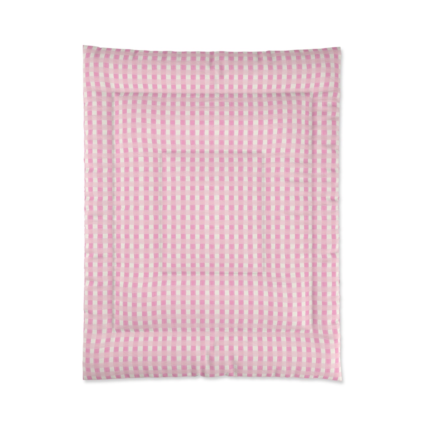 Dreamy Rose Gingham Comforter