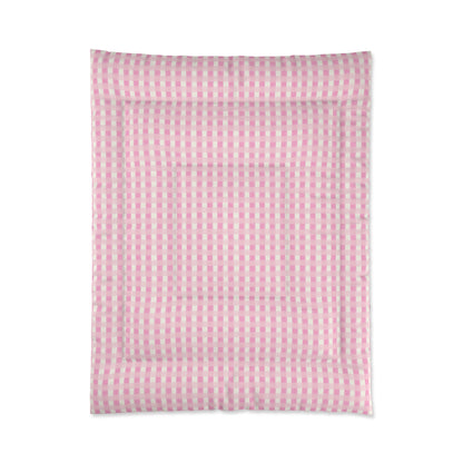 Dreamy Rose Gingham Comforter