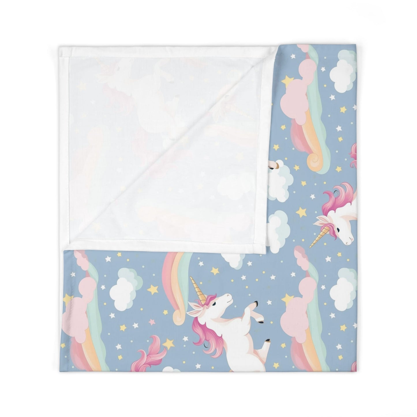 Snuggle Sky Unicorns Baby Swaddle Blanket