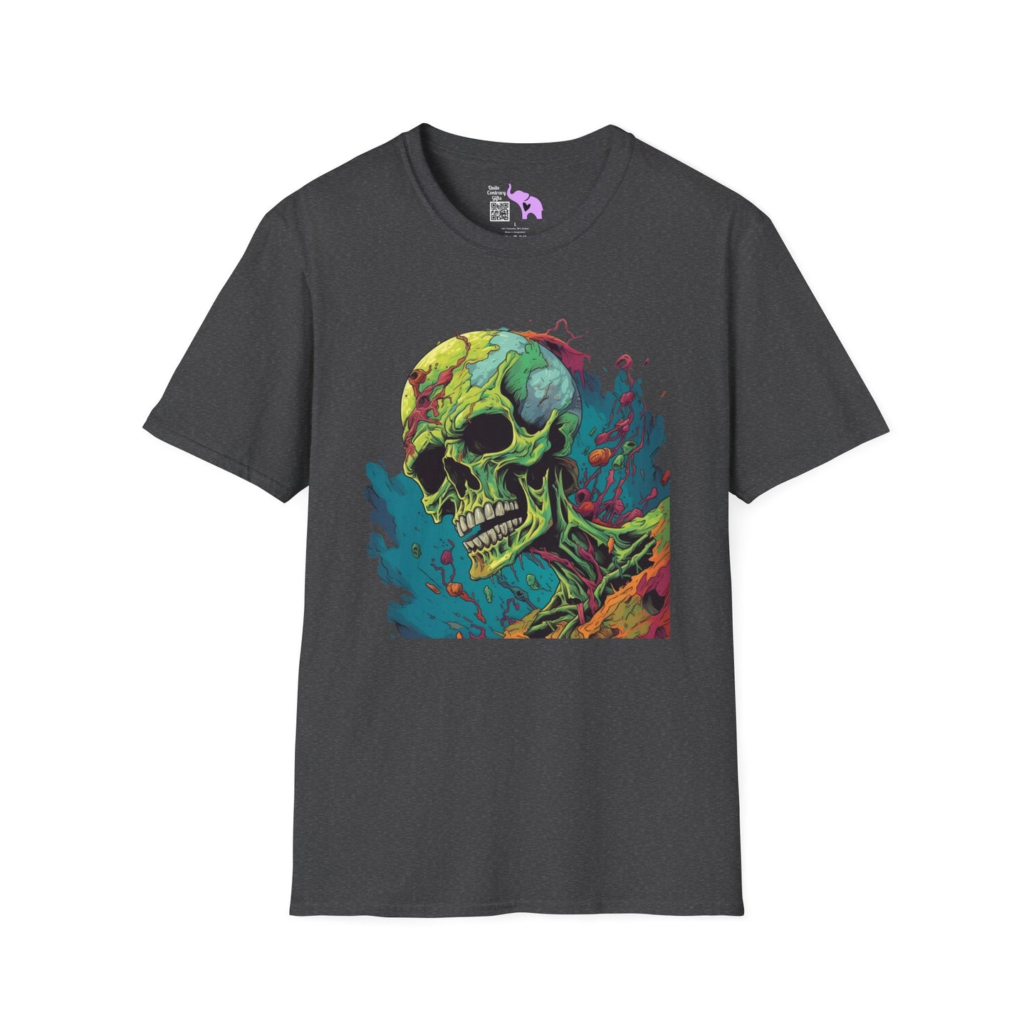 Surreal Skullscape Adult T-shirt