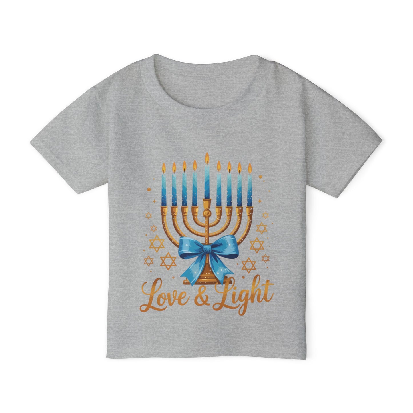 Love & Light Menorah Heavy Cotton™ Toddler T-shirt