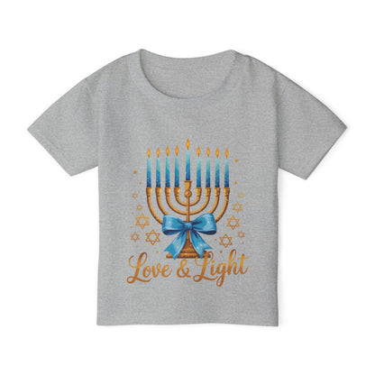 Love & Light Menorah Heavy Cotton™ Toddler T-shirt