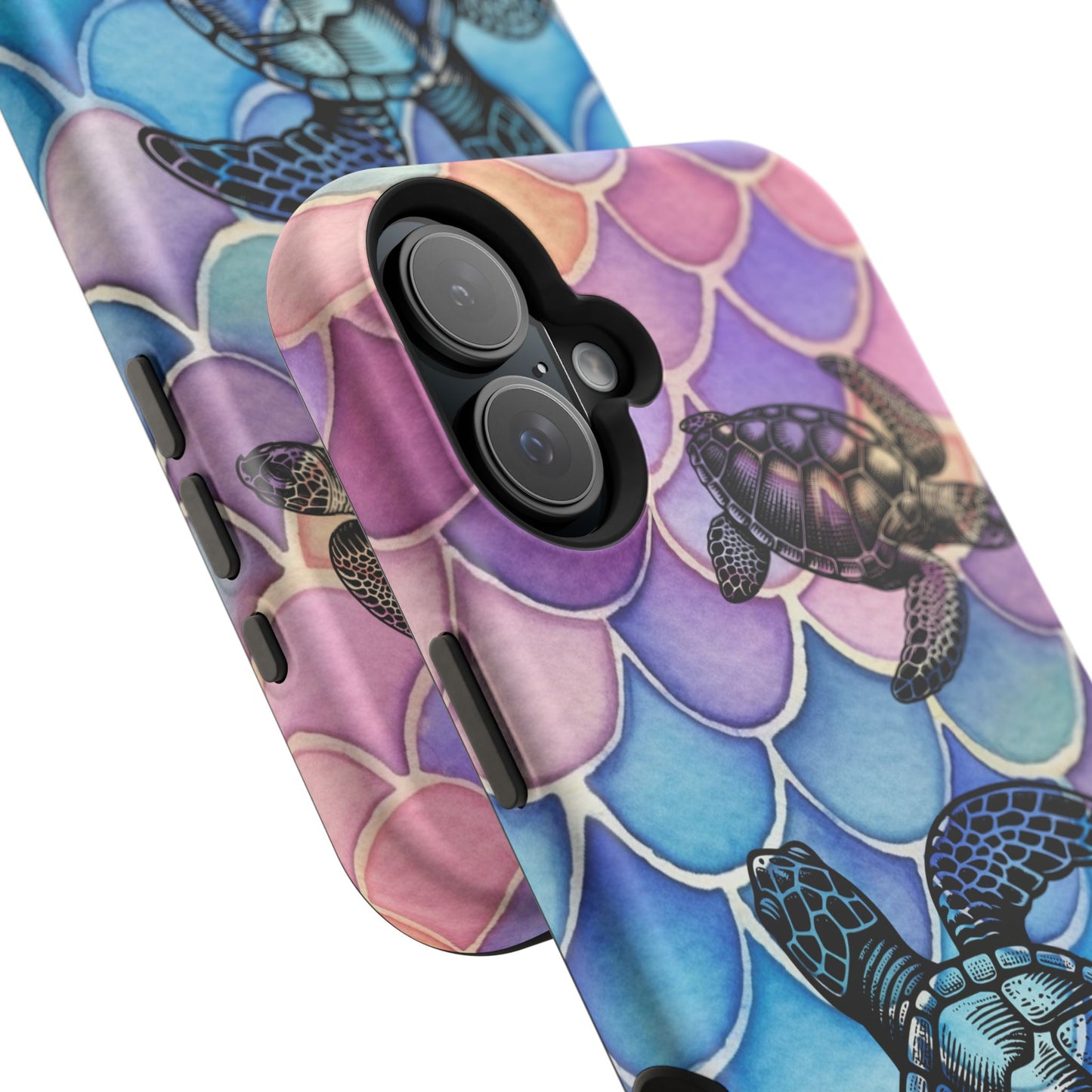 Sea Turtle Silhouette MagSafe® Compatible Tough Case for iPhone