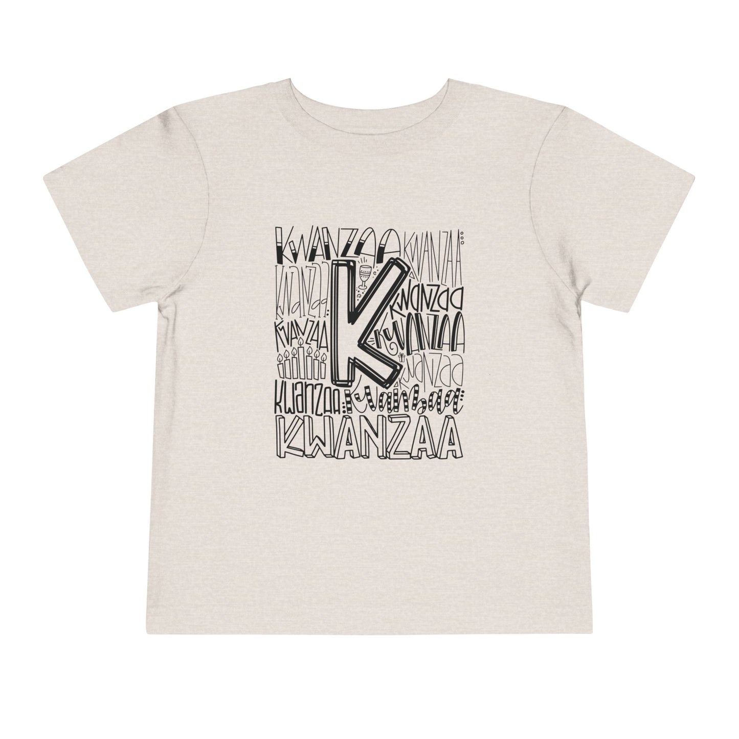 Kwanzaa Wordcloud Toddler Tee