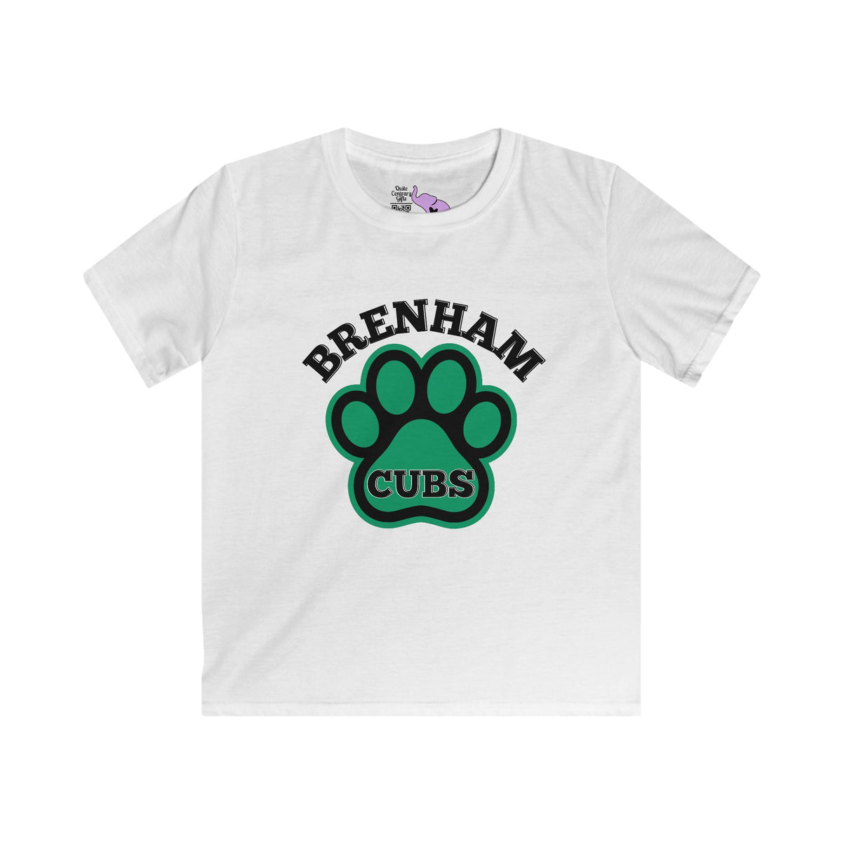 Brenham Paw Pride Youth Softstyle Tee