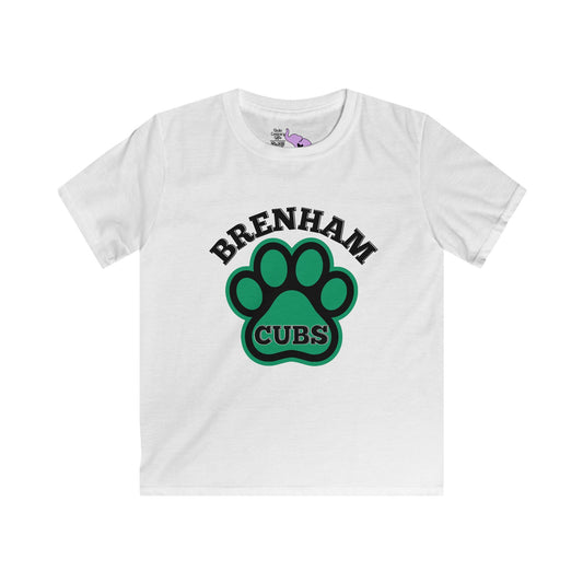 Brenham Paw Pride Youth Softstyle Tee