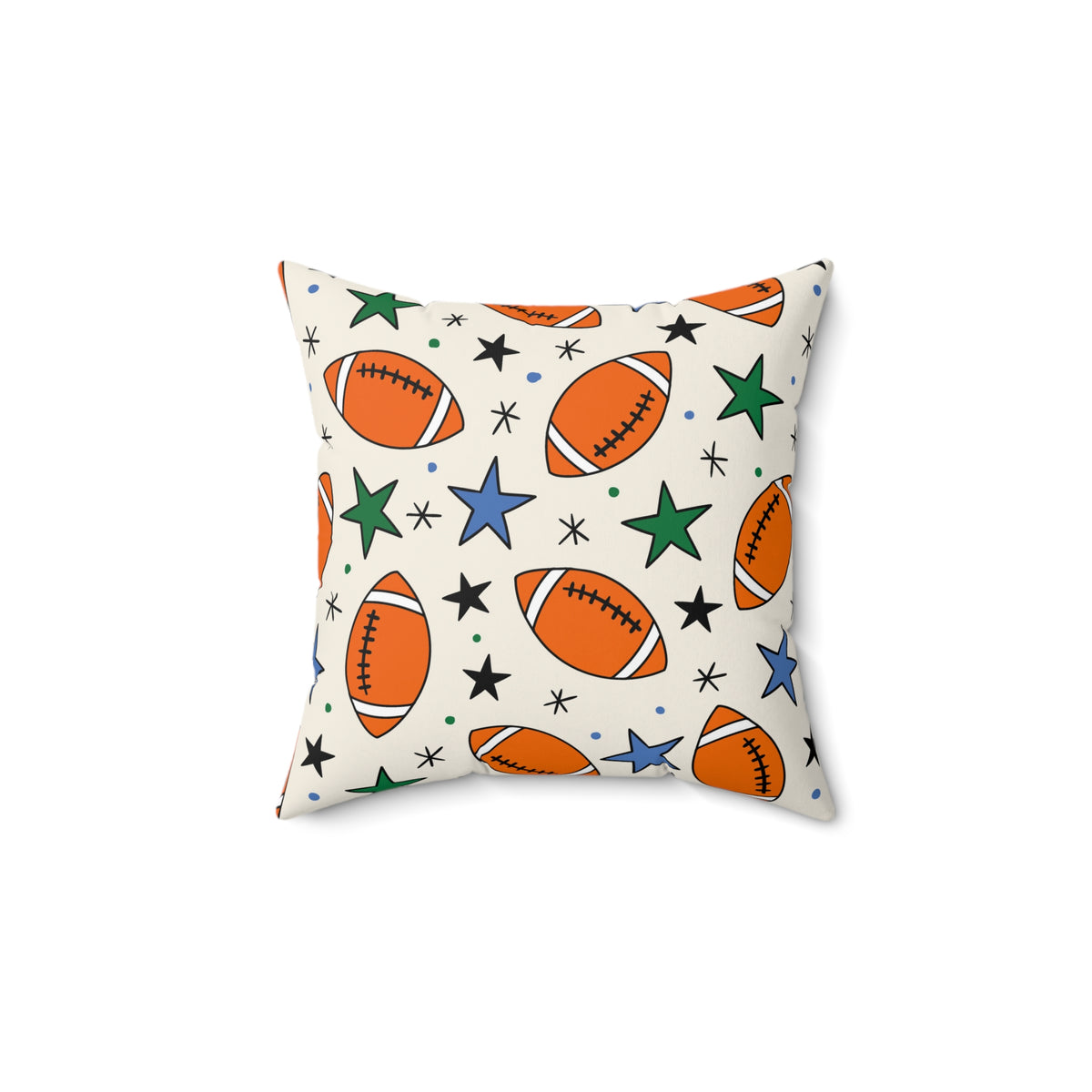 Touchdown Stars Throw Pillow