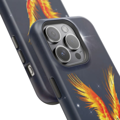 Phoenix Over Nebula MagSafe® Compatible Tough Case for iPhone