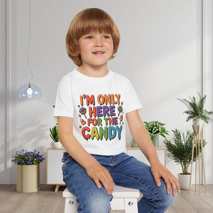 I'm Only Here for The Candy Heavy Cotton™ Toddler T-shirt