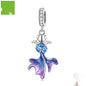 Gradient Oil Drop Mythical Animal Pendant