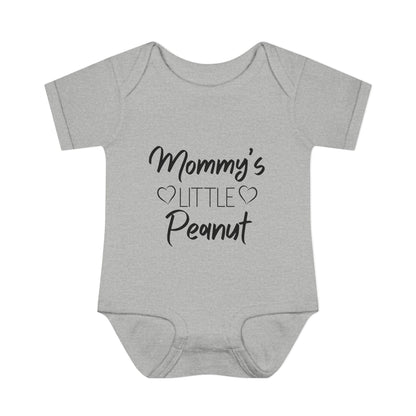 Mommy's Little Peanut Infant Baby Rib Bodysuit