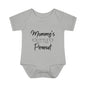 Mommy's Little Peanut Infant Baby Rib Bodysuit
