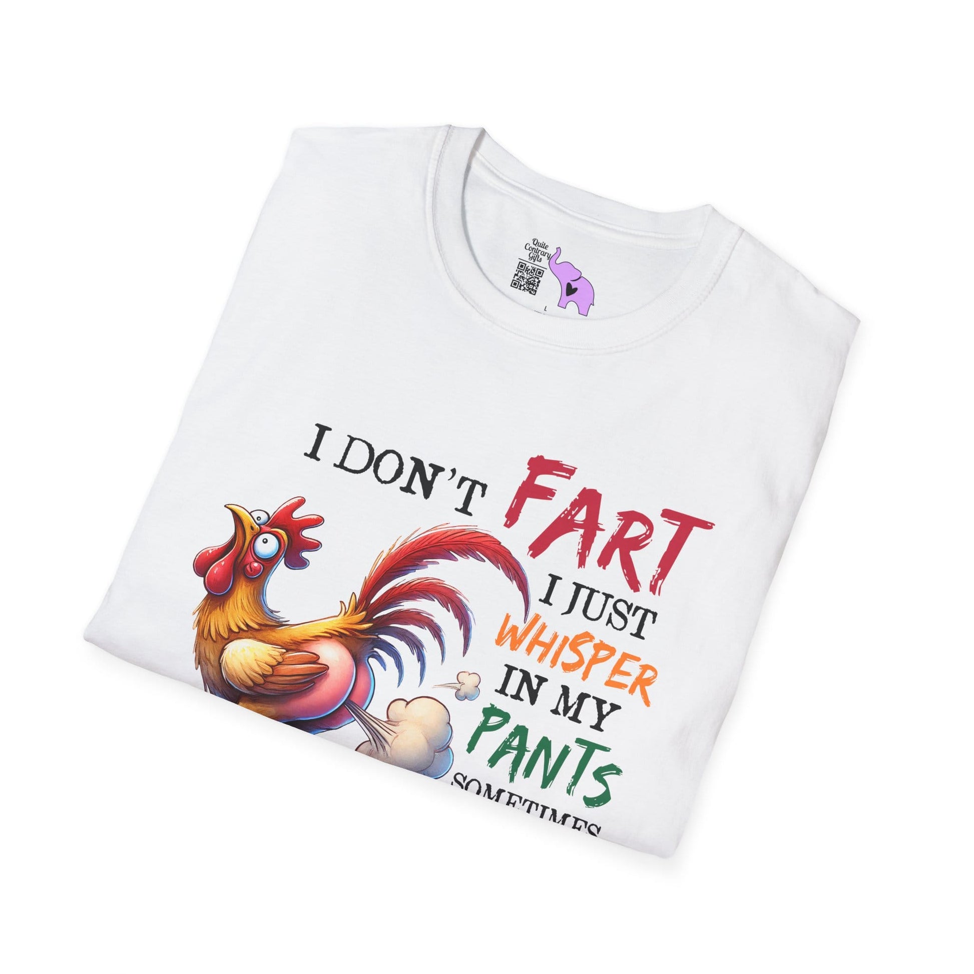 I Don't Fart I Just Whisper in my Pants... Adult T-shirt