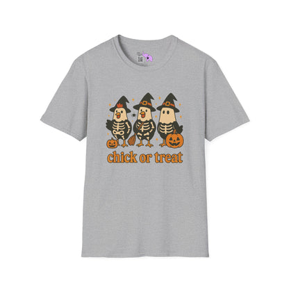 Chick or Treat (Skeleton Chicks) Adult T-shirt