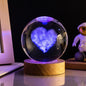 Crystal Ball Night Light: Milky Way, Solar System, Rain Cloud, Astronaut, Christmas, Whale, Heart, Jellyfish