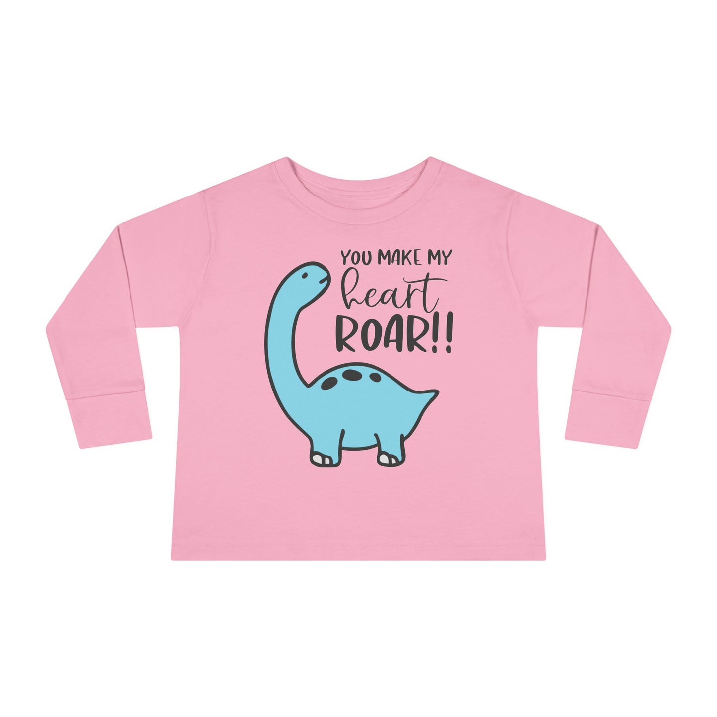 You Make My Heart Roar!! Toddler Long Sleeve Tee